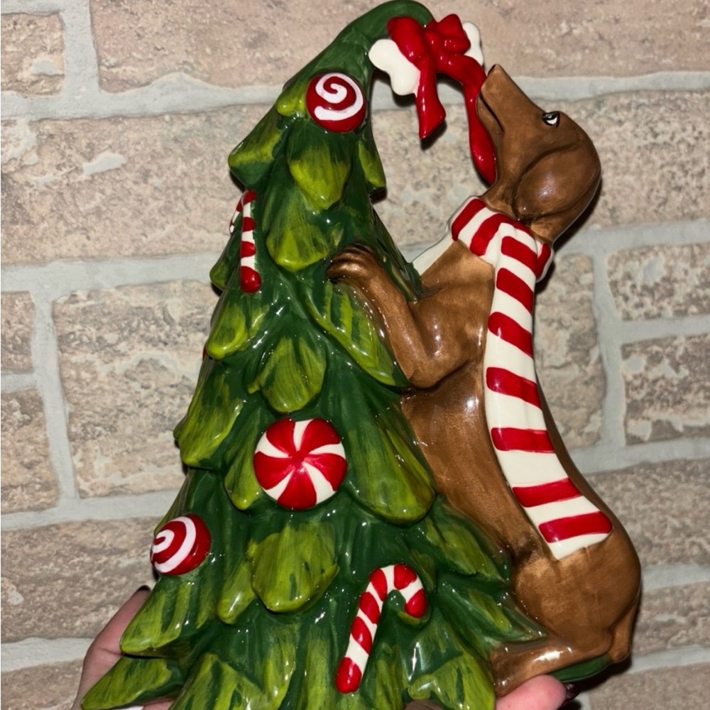 Viral Dachshund Festive Holiday Tree